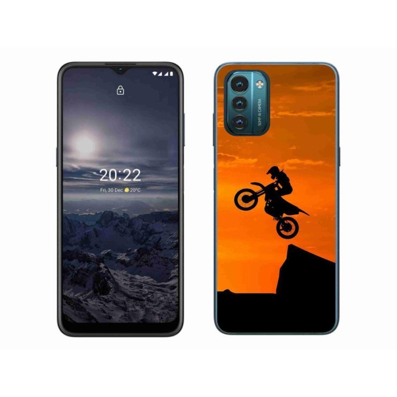 Gelový kryt mmCase na mobil Nokia G11/G21 - motocross