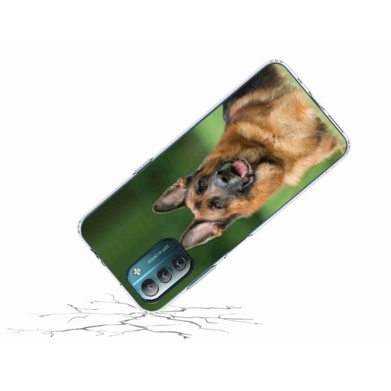 Gelový kryt mmCase na mobil Nokia G11/G21 - německý ovčák