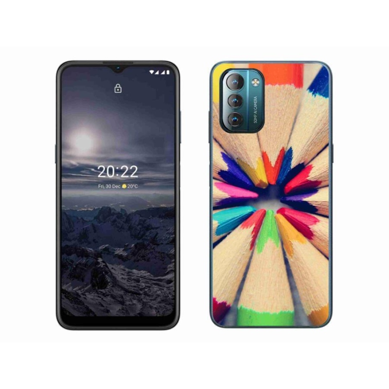 Gelový kryt mmCase na mobil Nokia G11/G21 - pastelky