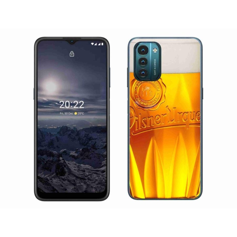 Gelový kryt mmCase na mobil Nokia G11/G21 - pivo