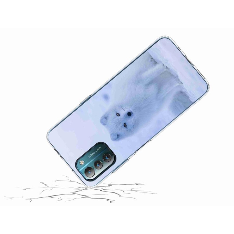 Gelový kryt mmCase na mobil Nokia G11/G21 - polární liška