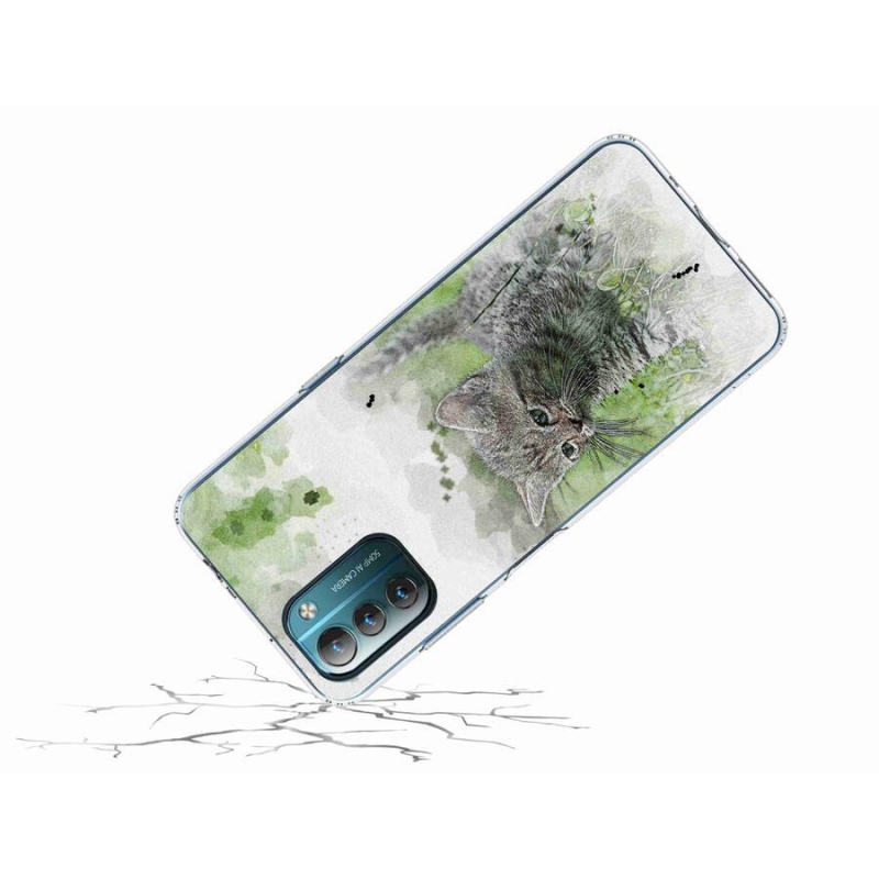 Gelový kryt mmCase na mobil Nokia G11/G21 - roztomilé kotě 1