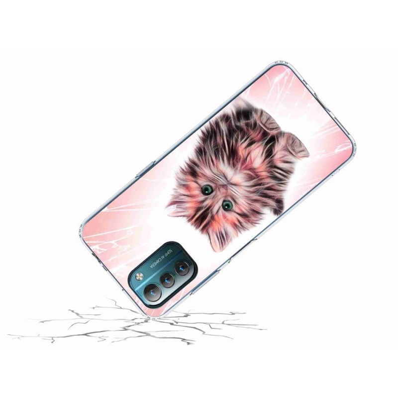 Gelový kryt mmCase na mobil Nokia G11/G21 - roztomilé kotě