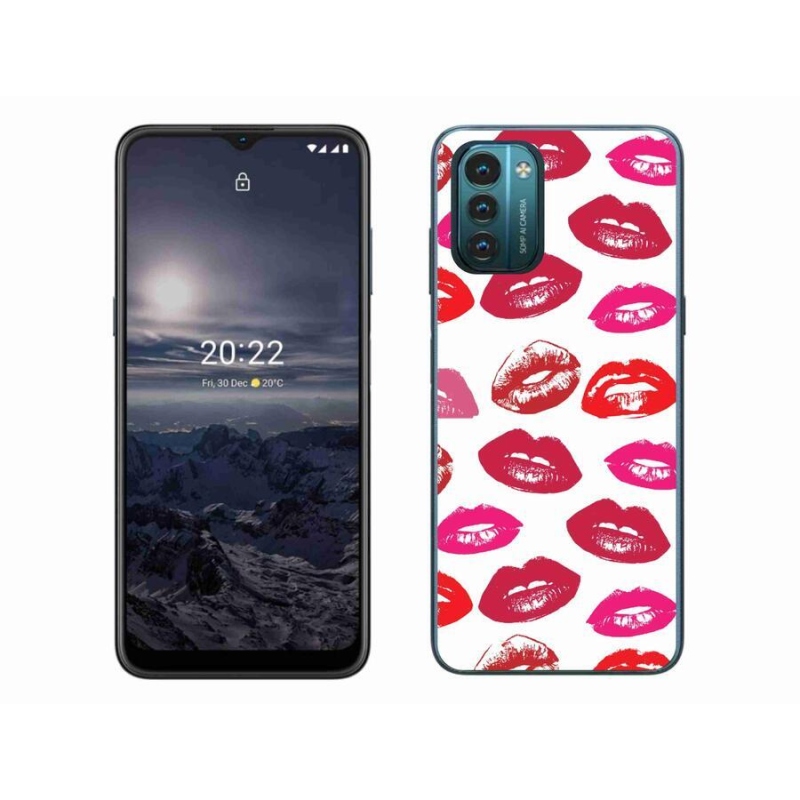 Gelový kryt mmCase na mobil Nokia G11/G21 - rty
