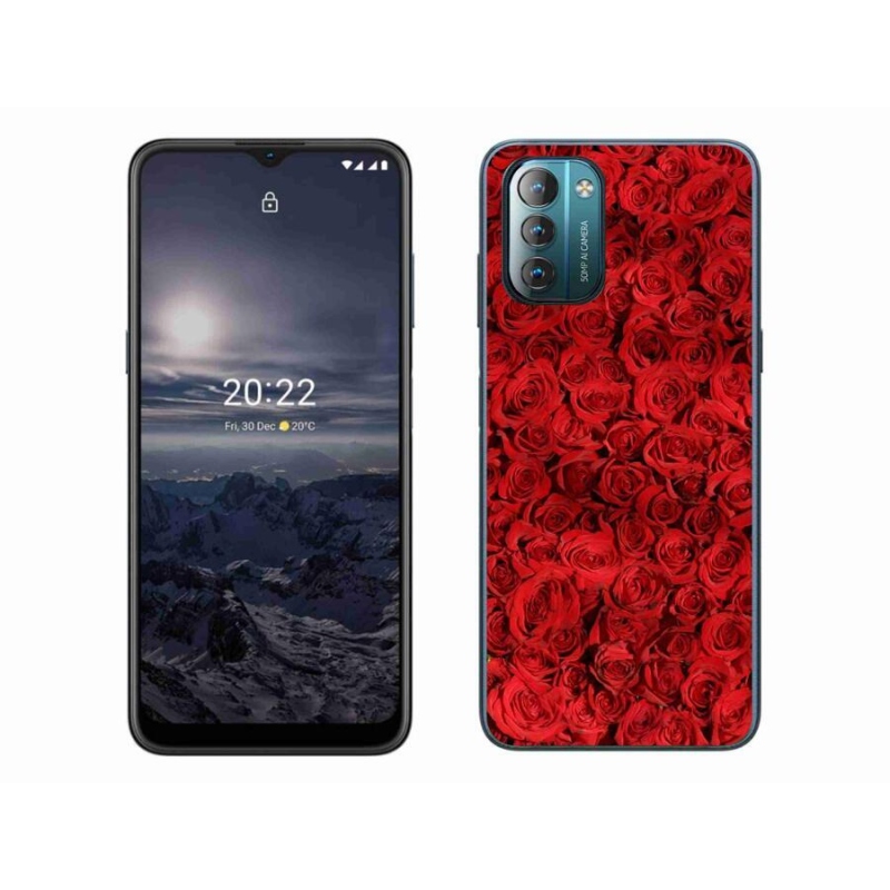 Gelový kryt mmCase na mobil Nokia G11/G21 - růže