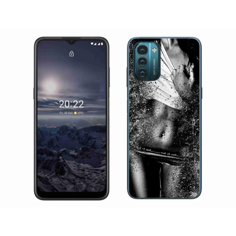 Gelový kryt mmCase na mobil Nokia G11/G21 - sexy žena 1