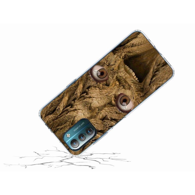 Gelový kryt mmCase na mobil Nokia G11/G21 - veselý strom s očima