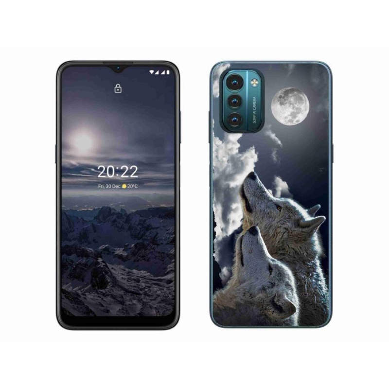 Gelový kryt mmCase na mobil Nokia G11/G21 - vlci