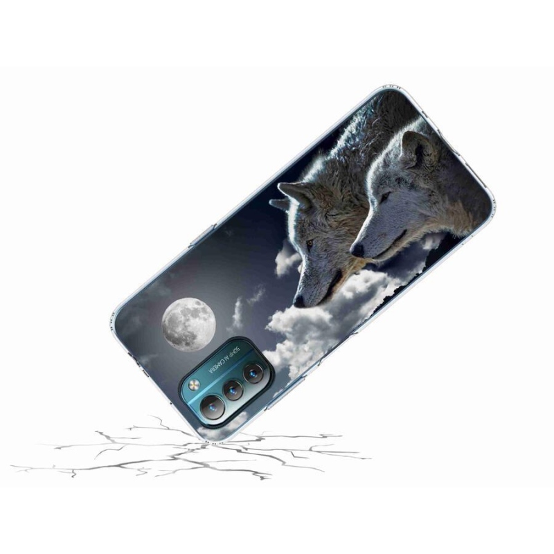 Gelový kryt mmCase na mobil Nokia G11/G21 - vlci