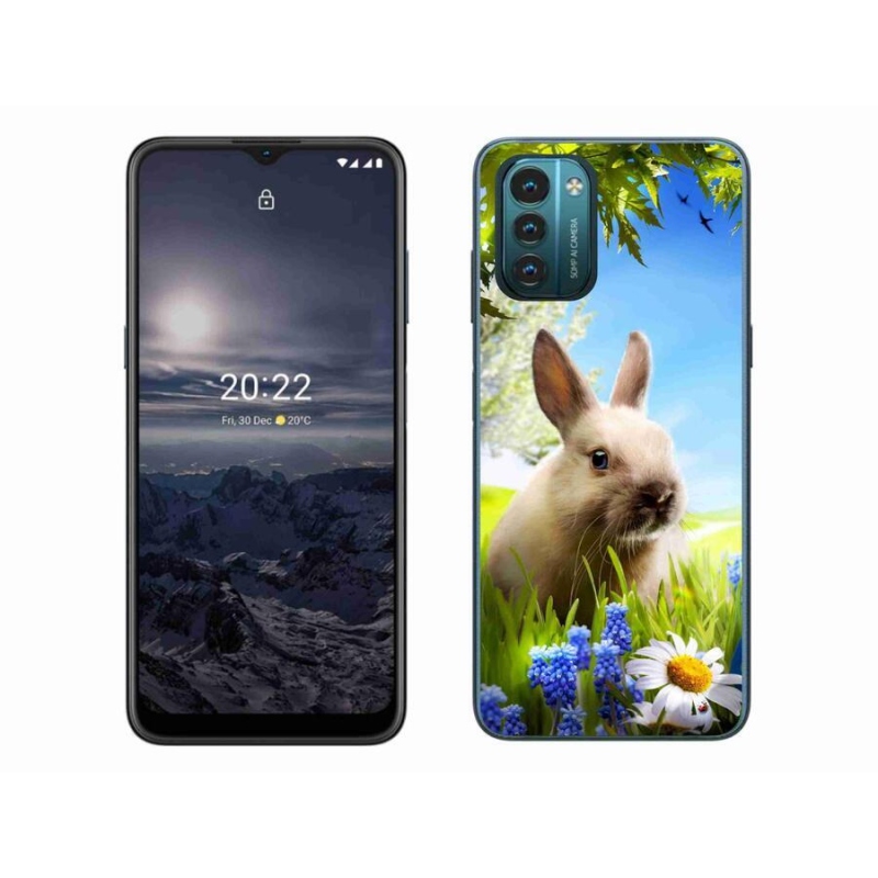 Gelový kryt mmCase na mobil Nokia G11/G21 - zajíček