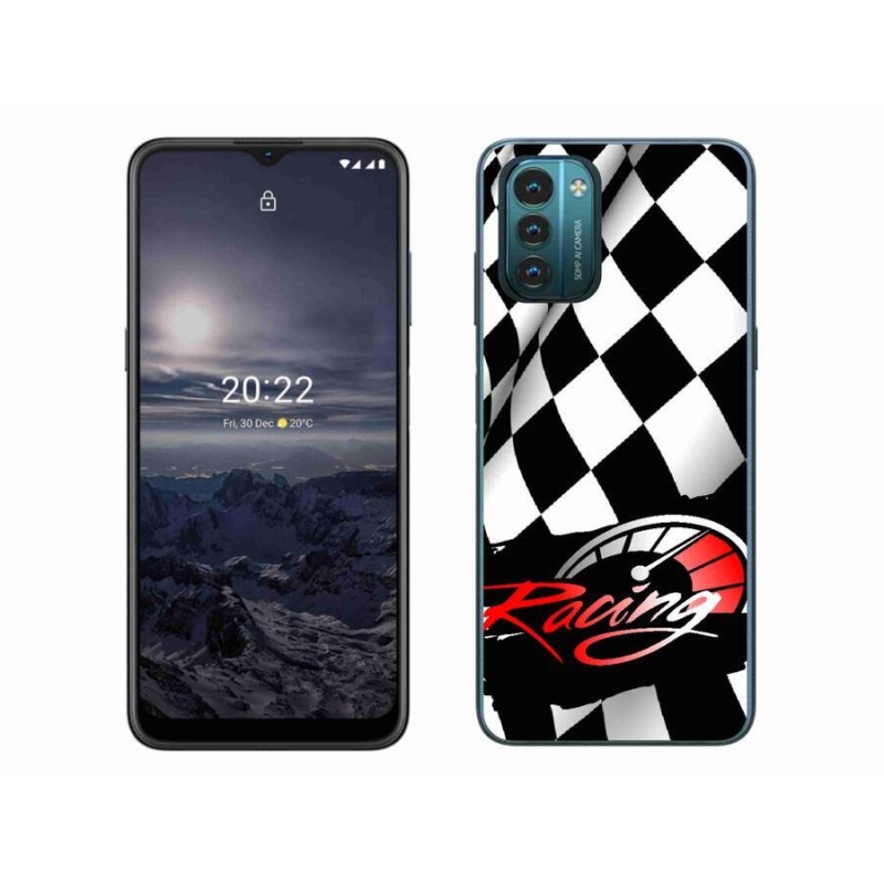 Gelový kryt mmCase na mobil Nokia G11/G21 - závodění