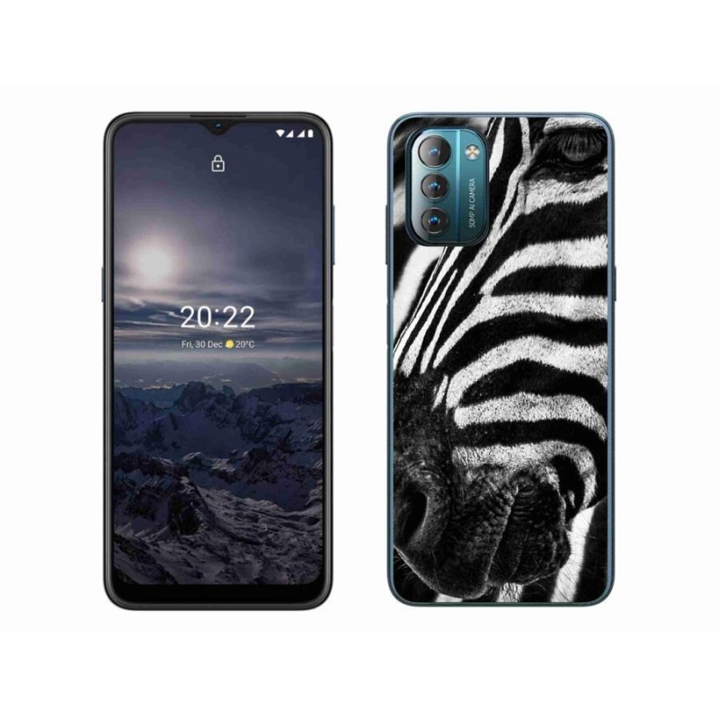 Gelový kryt mmCase na mobil Nokia G11/G21 - zebra