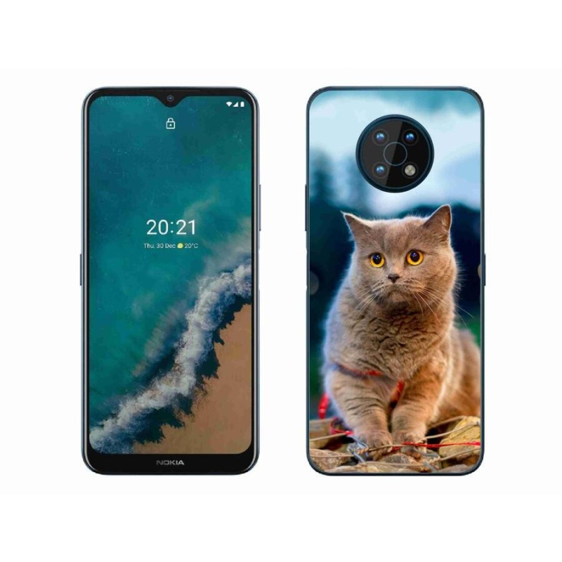Gelový kryt mmCase na mobil Nokia G50 - britská modrá 2