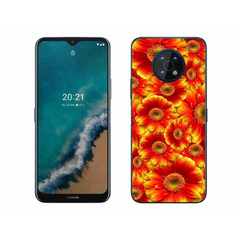 Gelový kryt mmCase na mobil Nokia G50 - gerbera 1