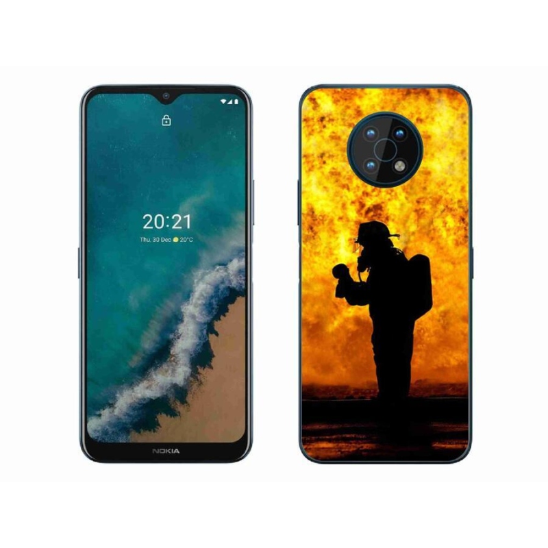 Gelový kryt mmCase na mobil Nokia G50 - hasič
