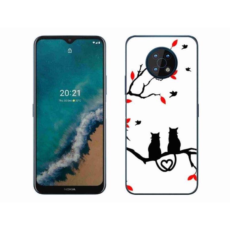 Gelový kryt mmCase na mobil Nokia G50 - kočičí láska