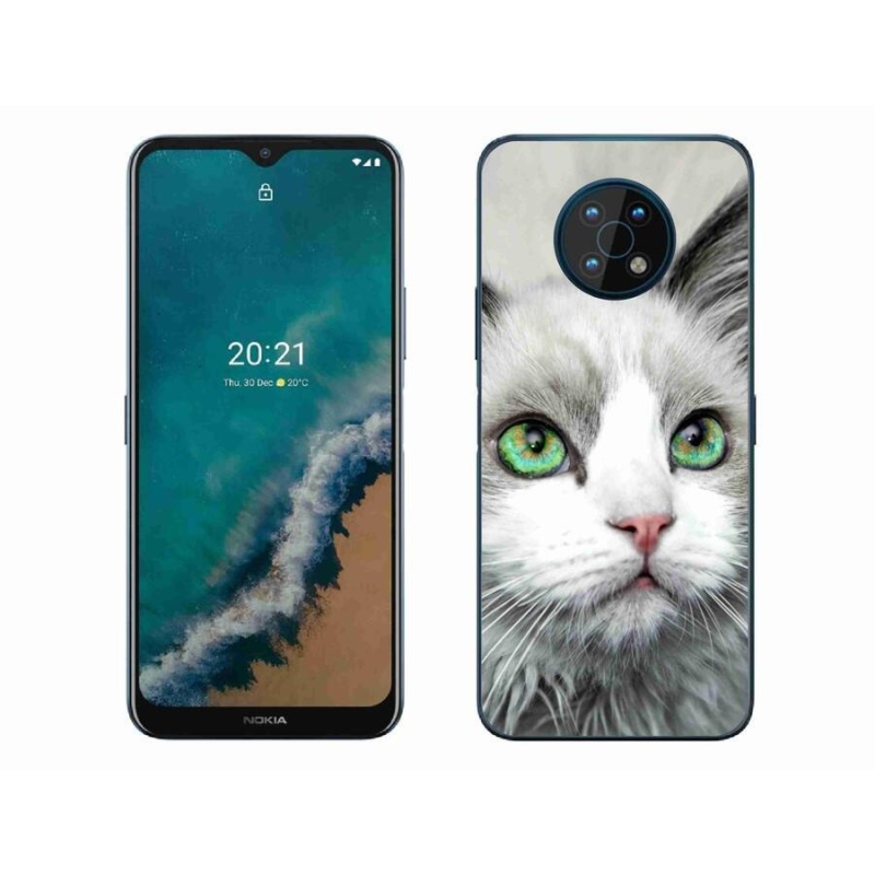 Gelový kryt mmCase na mobil Nokia G50 - kočičí pohled