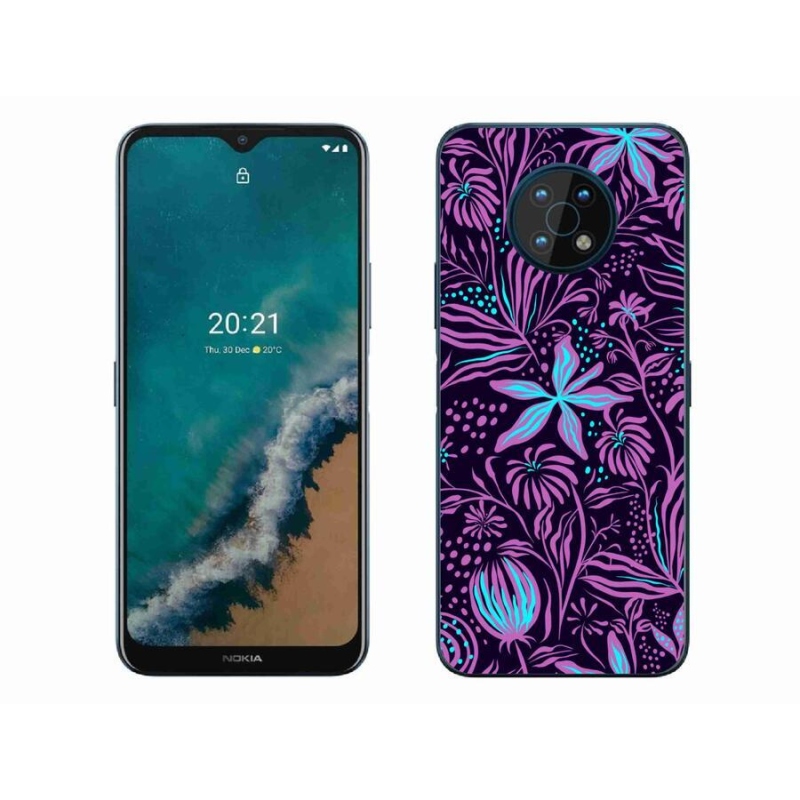 Gelový kryt mmCase na mobil Nokia G50 - květiny 2