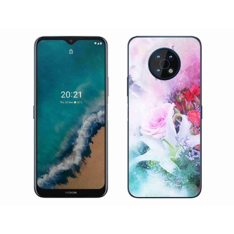 Gelový kryt mmCase na mobil Nokia G50 - květiny 4