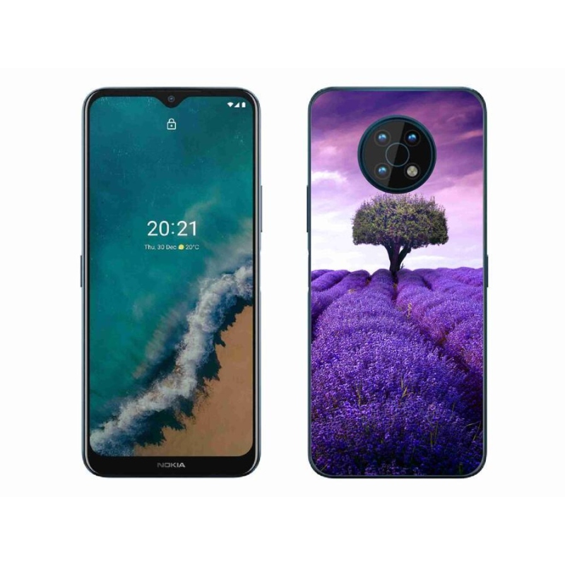 Gelový kryt mmCase na mobil Nokia G50 - levandulová louka