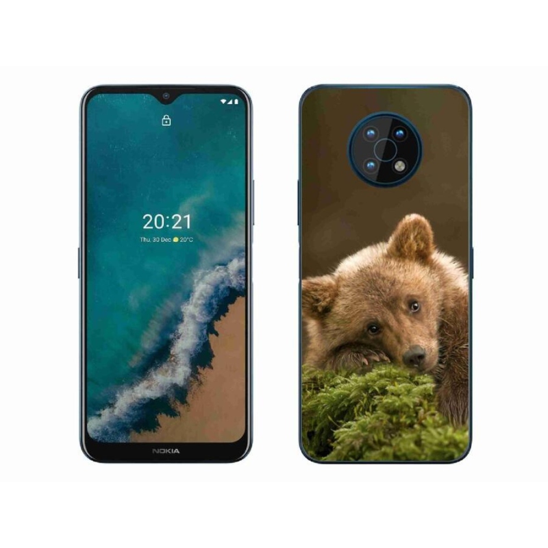 Gelový kryt mmCase na mobil Nokia G50 - medvěd