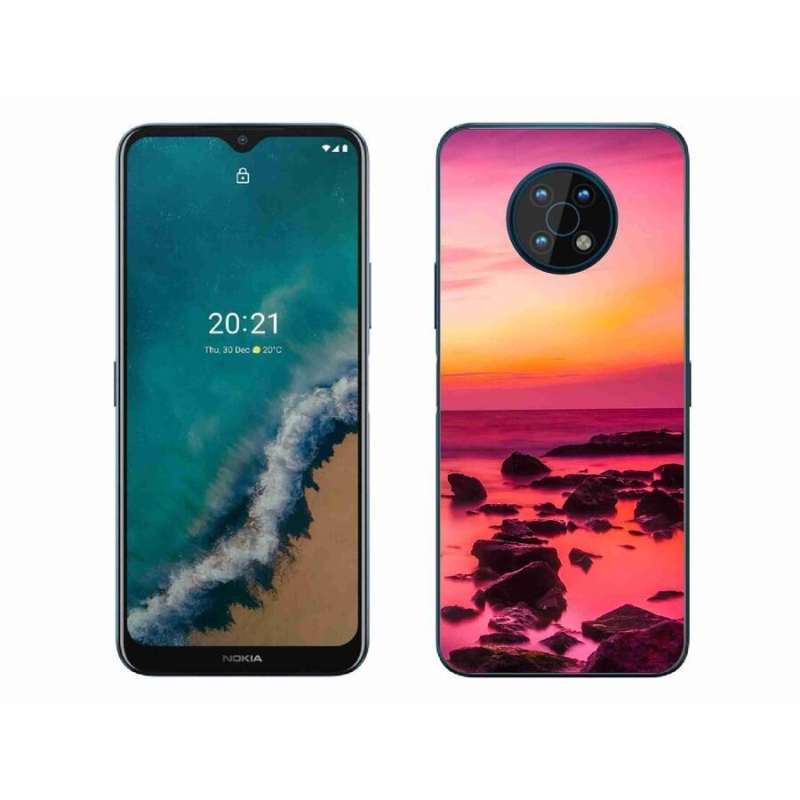 Gelový kryt mmCase na mobil Nokia G50 - moře a záře