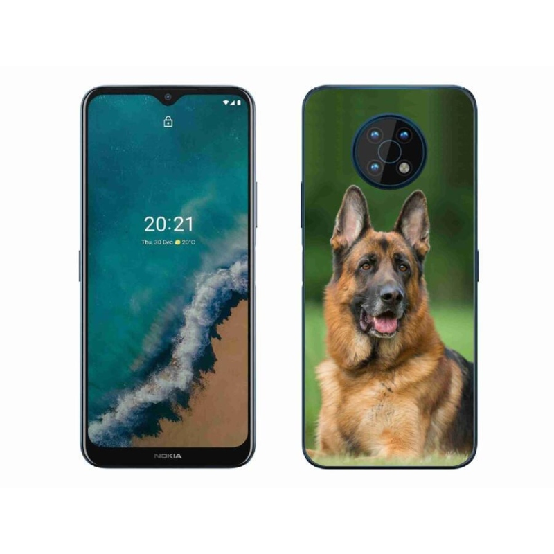 Gelový kryt mmCase na mobil Nokia G50 - německý ovčák