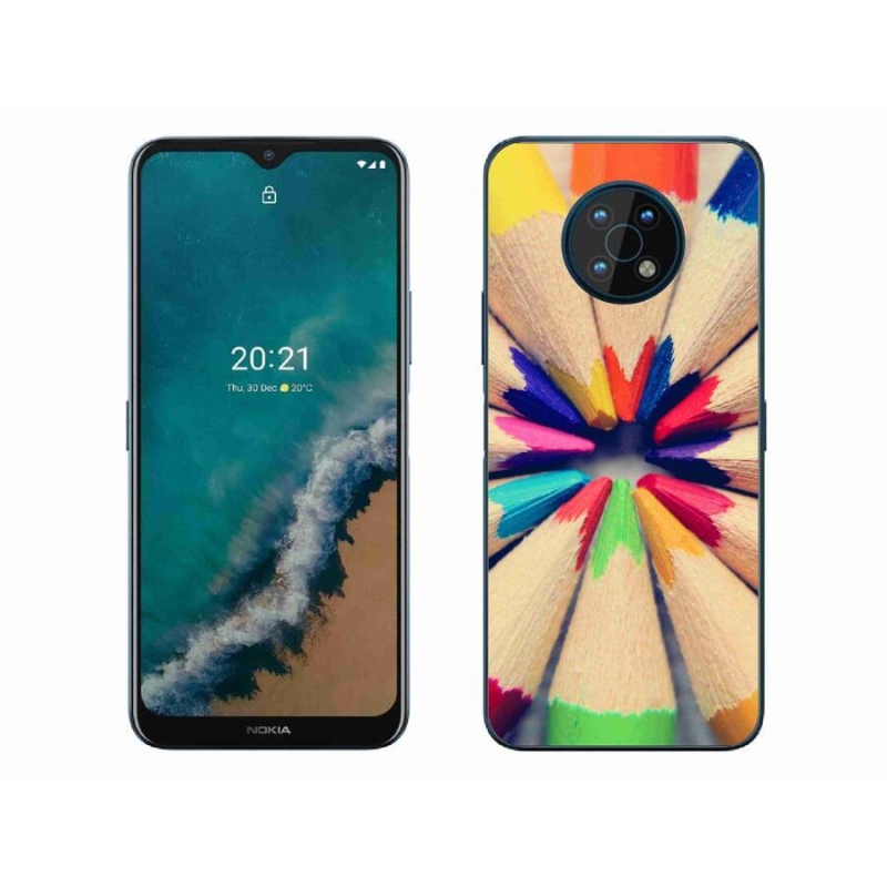 Gelový kryt mmCase na mobil Nokia G50 - pastelky