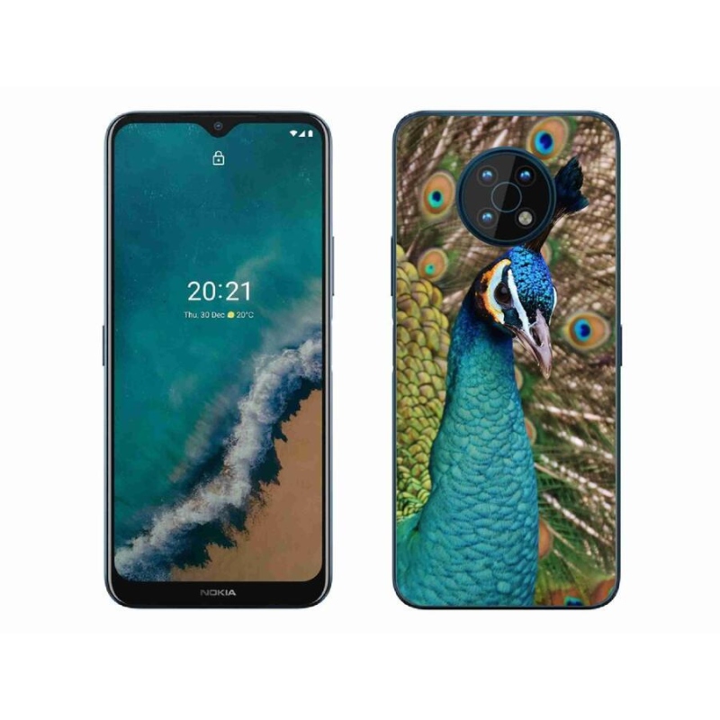 Gelový kryt mmCase na mobil Nokia G50 - páv
