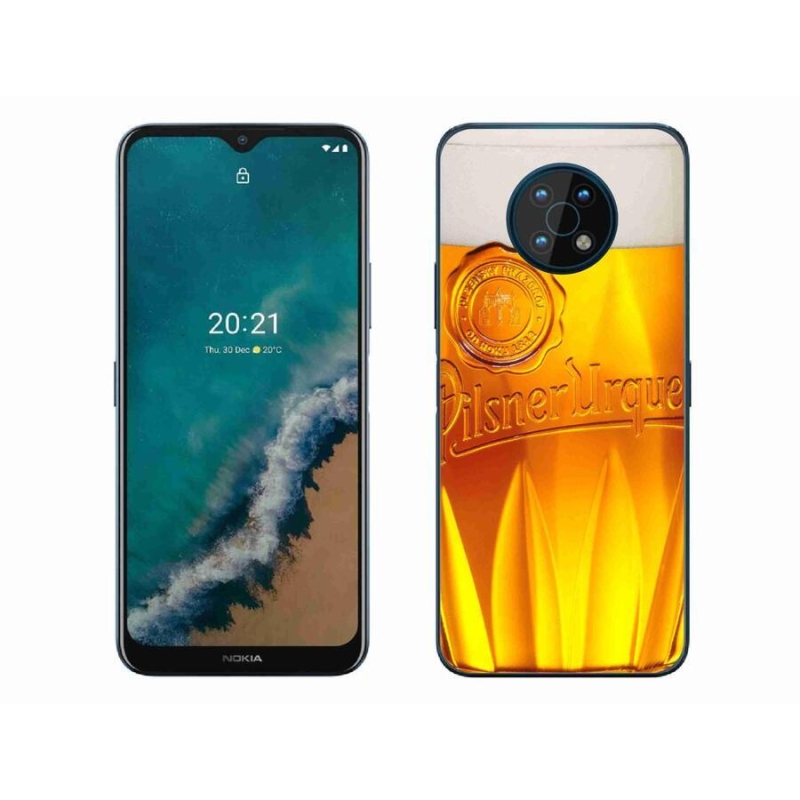 Gelový kryt mmCase na mobil Nokia G50 - pivo