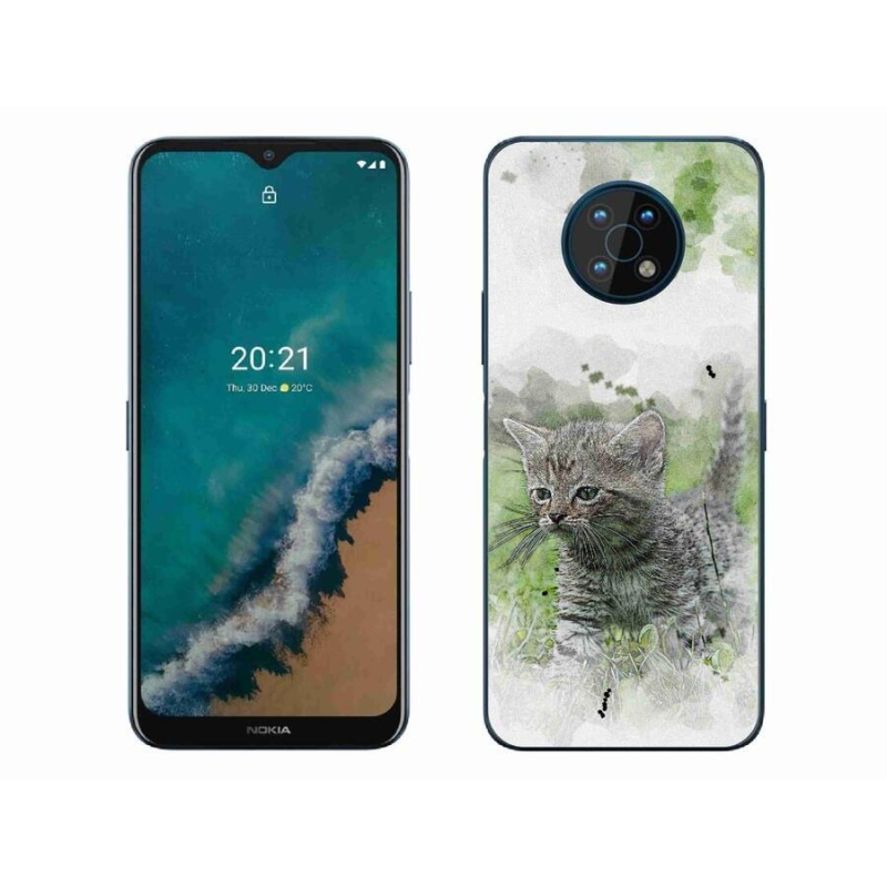Gelový kryt mmCase na mobil Nokia G50 - roztomilé kotě 1