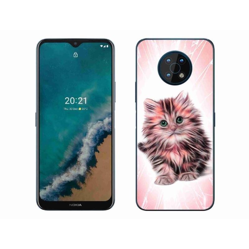 Gelový kryt mmCase na mobil Nokia G50 - roztomilé kotě