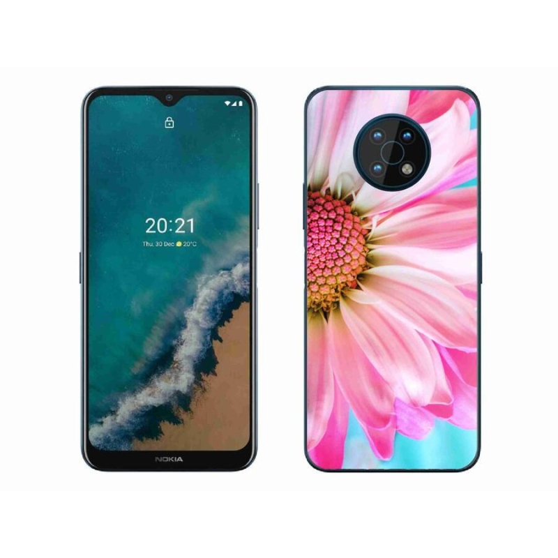 Gelový kryt mmCase na mobil Nokia G50 - růžová květina