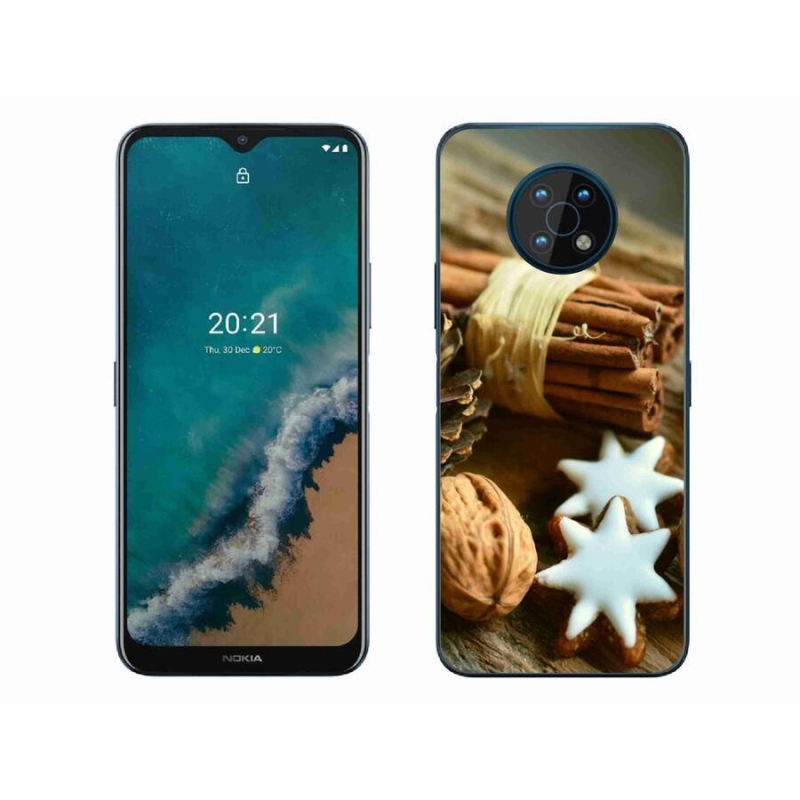 Gelový kryt mmCase na mobil Nokia G50 - skořice a perníčky
