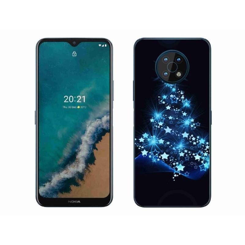 Gelový kryt mmCase na mobil Nokia G50 - vánoční stromek