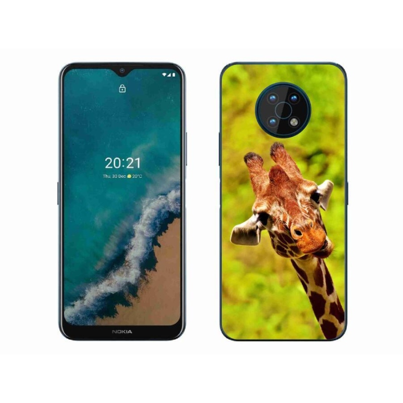 Gelový kryt mmCase na mobil Nokia G50 - žirafa