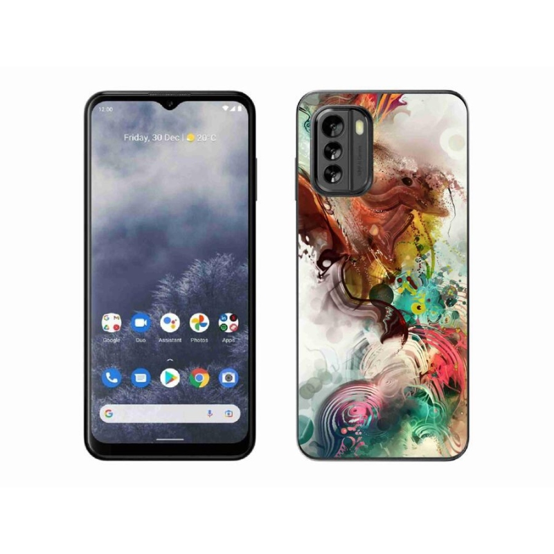 Gelový kryt mmCase na mobil Nokia G60 5G - abstrakt 1