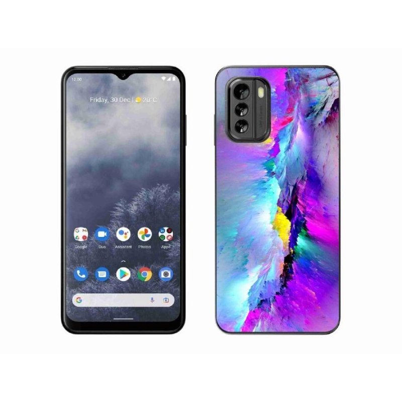 Gelový kryt mmCase na mobil Nokia G60 5G - abstrakt