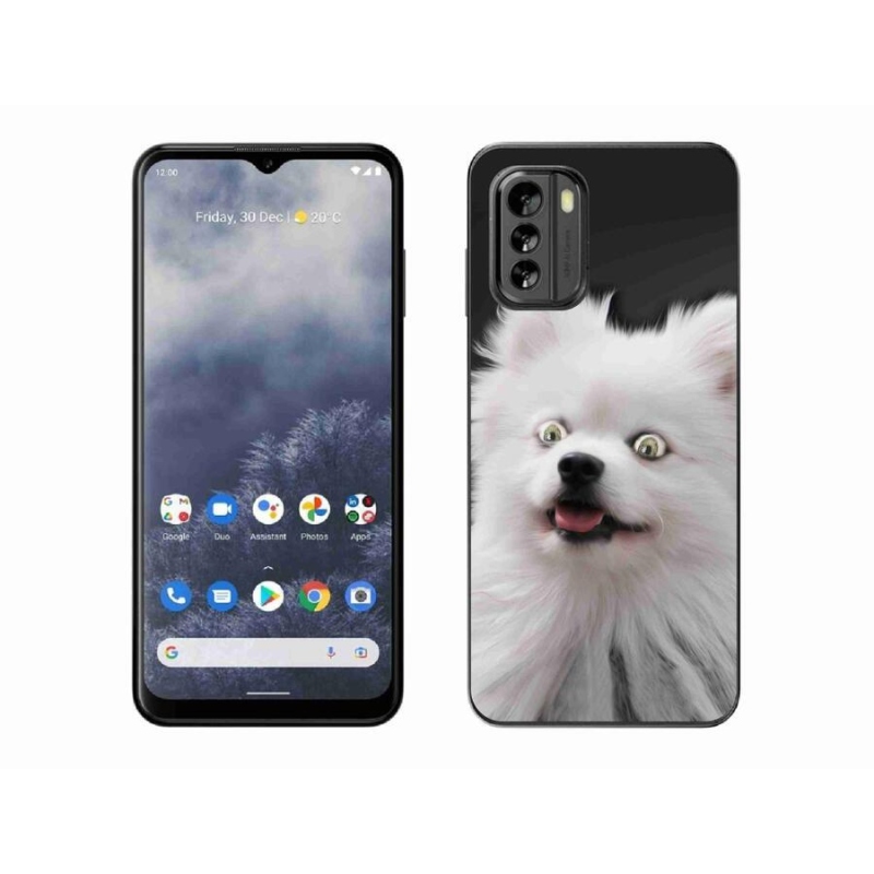 Gelový kryt mmCase na mobil Nokia G60 5G - bílý špic