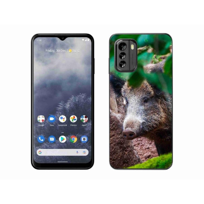 Gelový kryt mmCase na mobil Nokia G60 5G - divoké prase