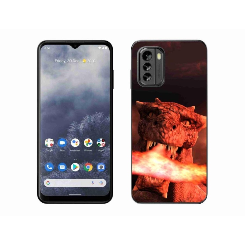 Gelový kryt mmCase na mobil Nokia G60 5G - drak
