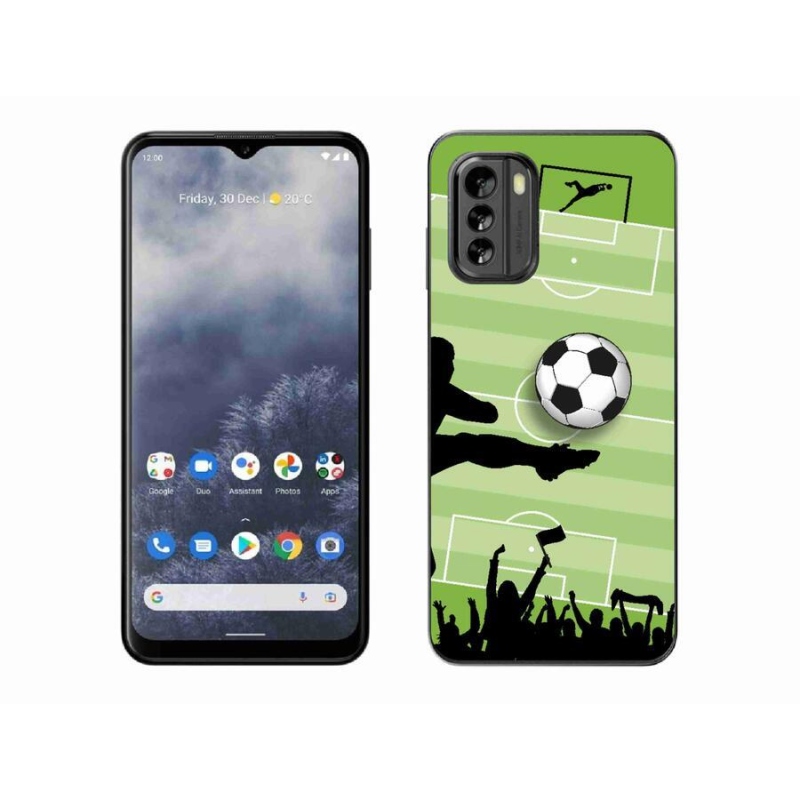 Gelový kryt mmCase na mobil Nokia G60 5G - fotbal 3