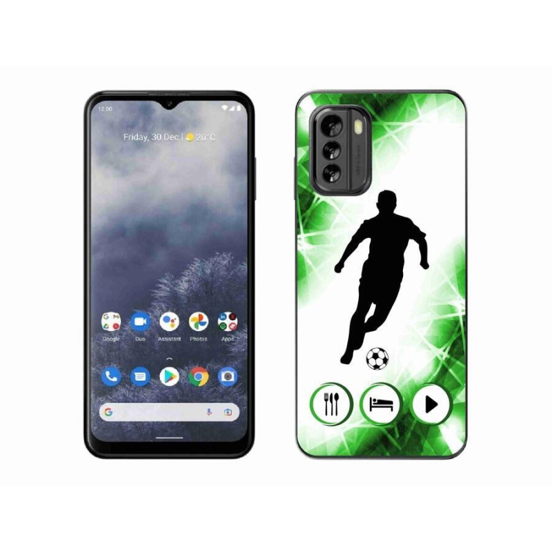 Gelový kryt mmCase na mobil Nokia G60 5G - fotbalista