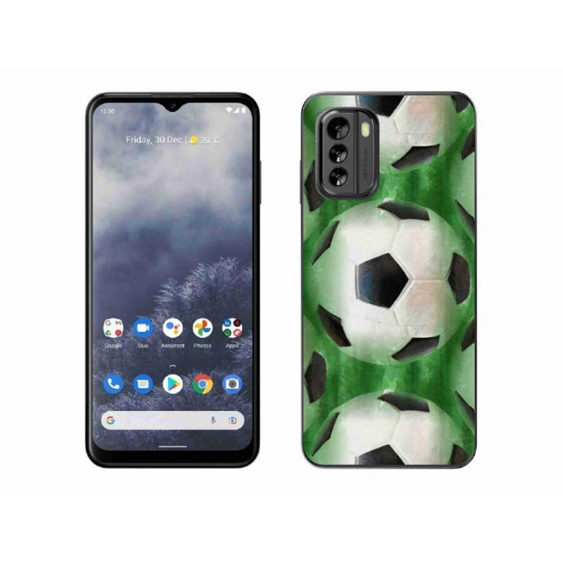Gelový kryt mmCase na mobil Nokia G60 5G - fotbalový míč