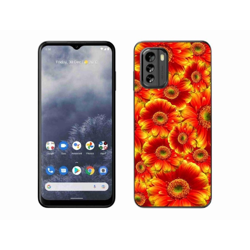 Gelový kryt mmCase na mobil Nokia G60 5G - gerbera 1