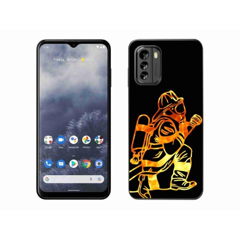 Gelový kryt mmCase na mobil Nokia G60 5G - hasič 1