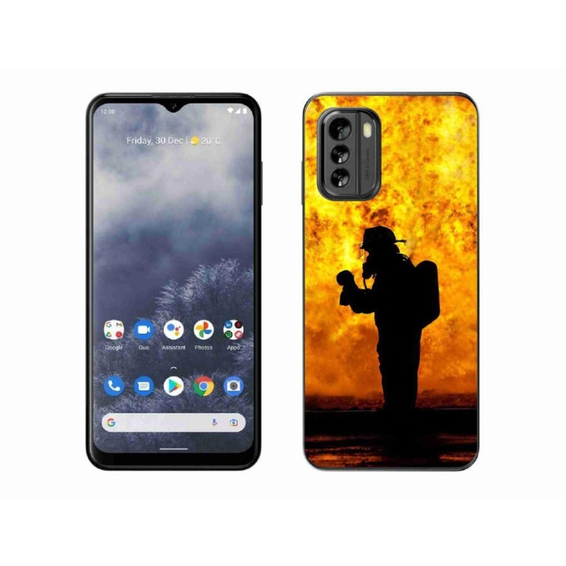 Gelový kryt mmCase na mobil Nokia G60 5G - hasič