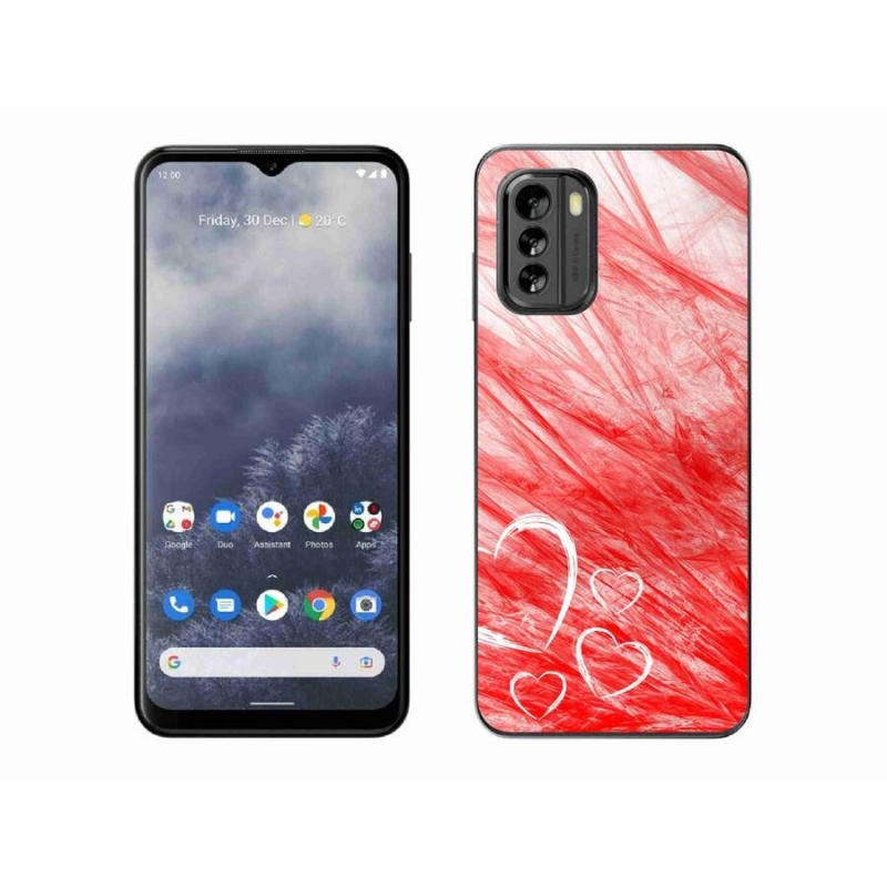 Gelový kryt mmCase na mobil Nokia G60 5G - heart