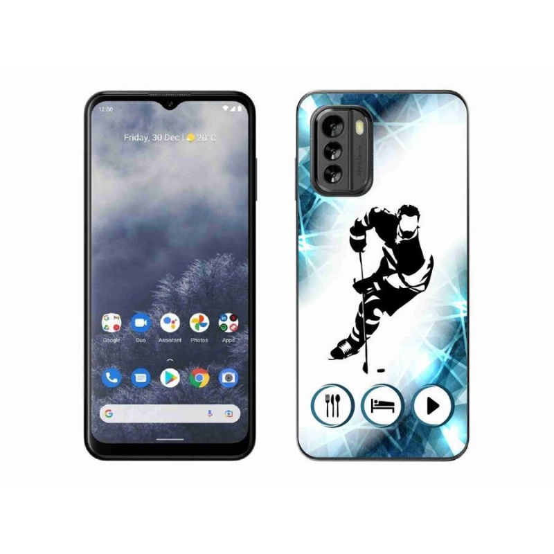 Gelový kryt mmCase na mobil Nokia G60 5G - hokej 1