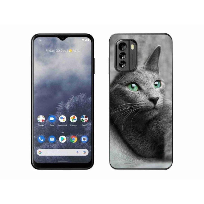 Gelový kryt mmCase na mobil Nokia G60 5G - kočka 2